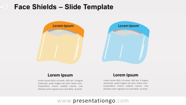 Escudos Faciales Gráfico Gratis Para PowerPoint Y Google Slides