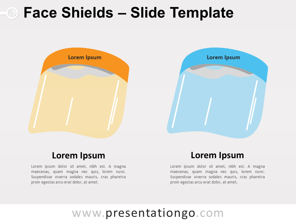 Escudos Faciales Gráfico Gratis Para PowerPoint Y Google Slides