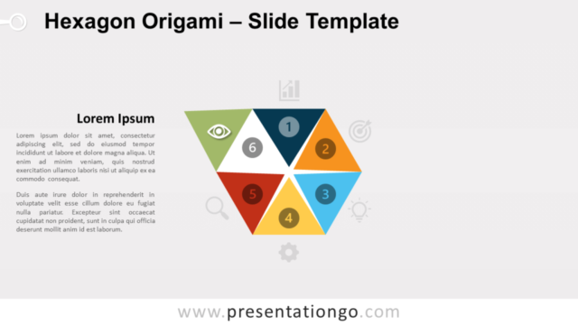 Origami de Hexágonos Diagrama Gratis Para PowerPoint Y Google Slides - Parte 6