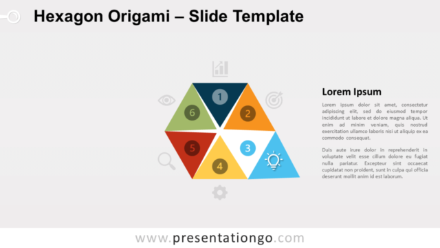 Origami de Hexágonos Diagrama Gratis Para PowerPoint Y Google Slides - Parte 3
