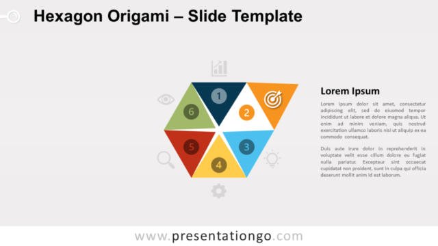 Origami de Hexágonos Diagrama Gratis Para PowerPoint Y Google Slides - Parte 2