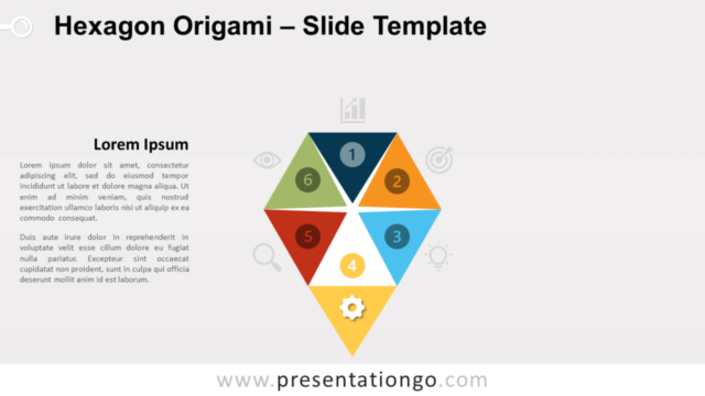 Origami de Hexágonos Diagrama Gratis Para PowerPoint Y Google Slides - Parte 4