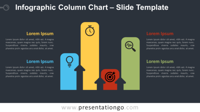Gráfico de Columnas Infográfico Gratis Para PowerPoint Y Google Slides