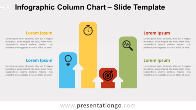 Gráfico de Columnas Infográfico Gratis Para PowerPoint Y Google Slides