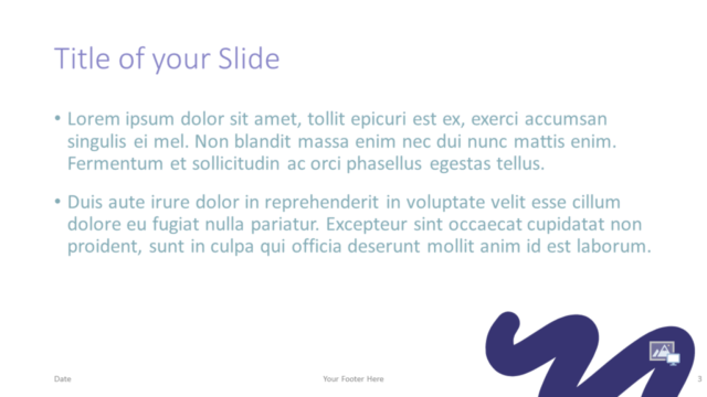 Trayectorias Plantilla Gratis Para PowerPoint Y Google Slides - Diapositiva de Título Y Contenido