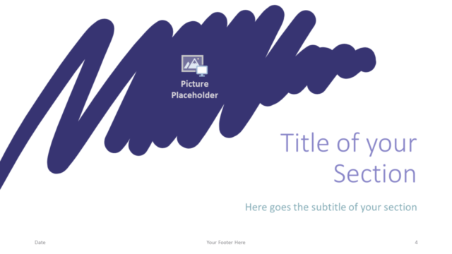 Trayectorias Plantilla Gratis Para PowerPoint Y Google Slides - Diapositiva de Sección