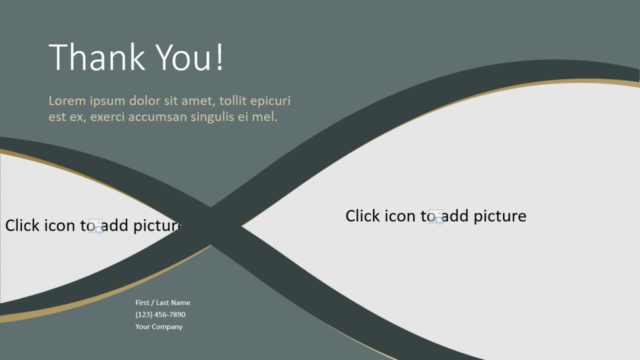 Plantilla Eleganza Gratis Para PowerPoint Y Google Slides - Diapositiva de ¡Gracias!