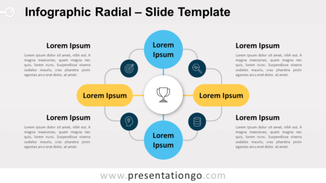 Infografía Radial Gratis Para PowerPoint Y Google Slides
