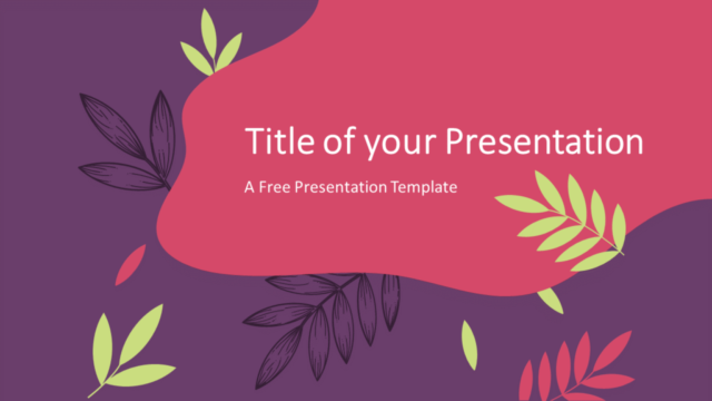 Plantilla Gratis de Hoja de Sorbete Para PowerPoint Y Google Slides