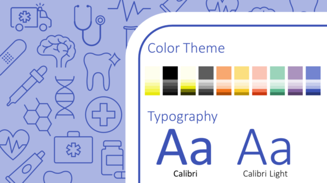 MEDICONS - Plantilla Gratis de Medicina y Salud Para PowerPoint Y Google Slides - Diapositiva con la Paleta de Colores