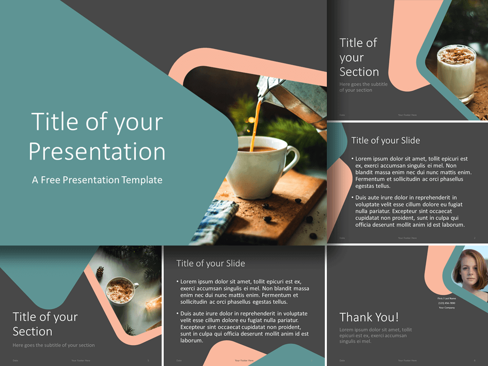 Plantilla Gratis de Esquinas Redondeadas Abstractas Para PowerPoint Y Google Slides