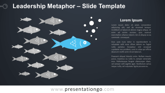 Metáfora de Gráfico Gratis Liderazgo Para PowerPoint Y Google Slides