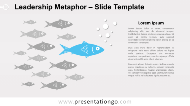 Metáfora de Gráfico Gratis Liderazgo Para PowerPoint Y Google Slides