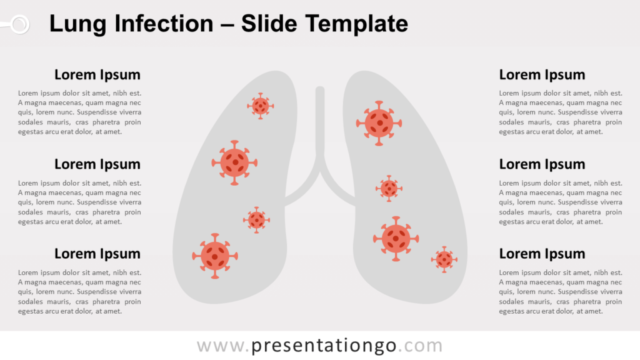 Infección Pulmonar Gráfico Gratis Para PowerPoint Y Google Slides
