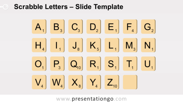 Letras de Scrabble Gráfico Gratis Para PowerPoint Y Google Slides