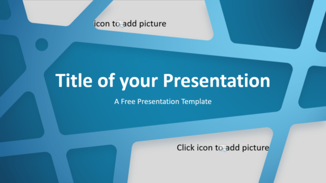 Plantilla Gratis de Red Azul Para PowerPoint Y Google Slides