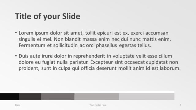 Plantilla de Paleta de Colores Gratis Para PowerPoint Y Google Slides - Diapositiva de Título Y Contenido