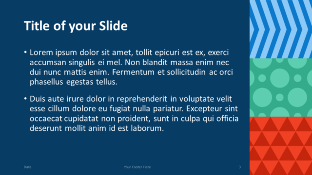 Plantilla Neo Geométrica Gratis Para PowerPoint Y Google Slides - Diapositiva de Título Y Contenido
