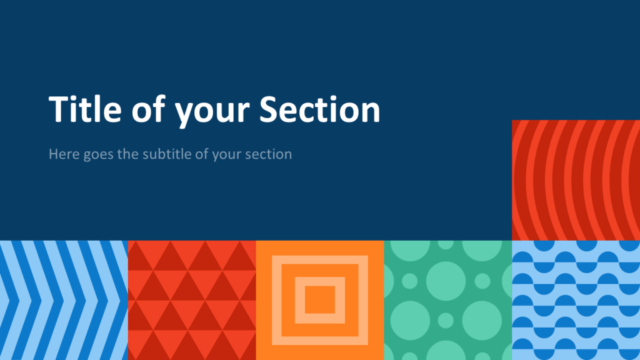 Plantilla Neo Geométrica Gratis Para PowerPoint Y Google Slides - Diapositiva de Sección
