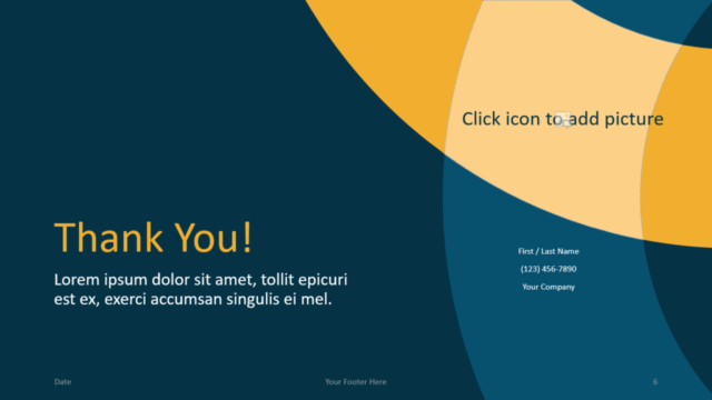Plantilla de Anillo Dorado Gratis Para PowerPoint Y Google Slides - Diapositiva de ¡Gracias!