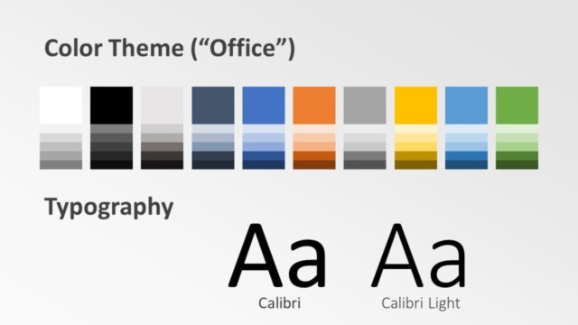 Plantilla de Paleta de Colores Gratis Para PowerPoint Y Google Slides - Diapositiva con la Paleta de Colores