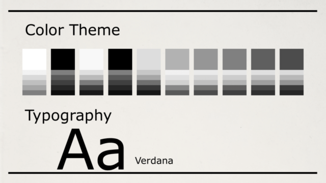 Plantilla de Periódico Gratis Para PowerPoint Y Google Slides - Diapositiva con la Paleta de Colores