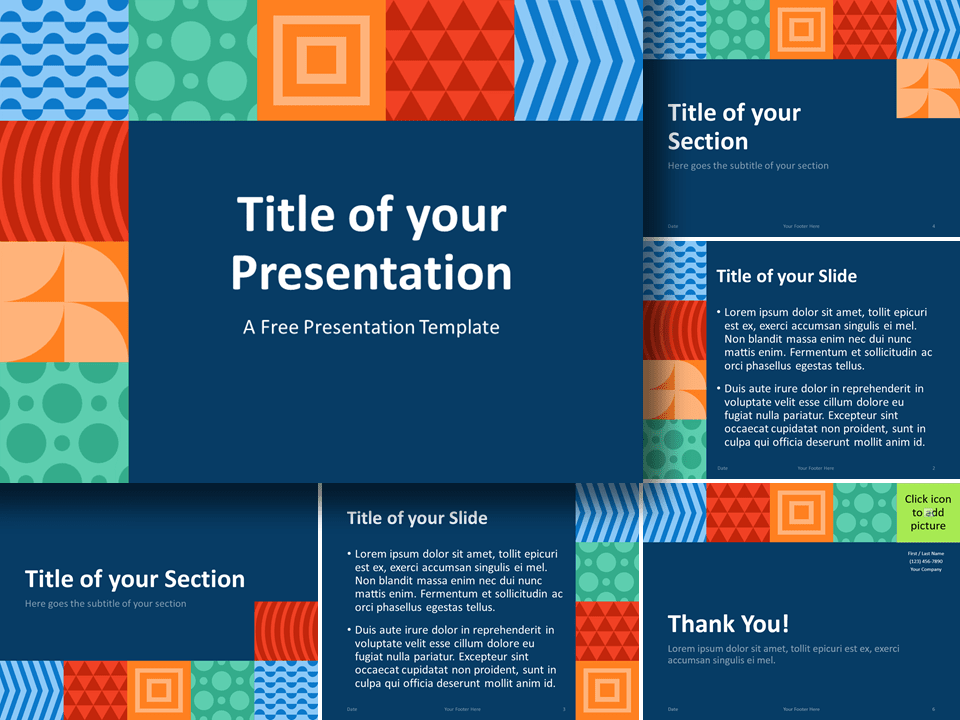 Plantilla Neo Geométrica Gratis Para PowerPoint Y Google Slides