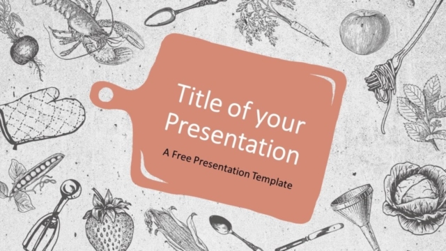 Plantilla de Cocina Gratis Para PowerPoint Y Google Slides