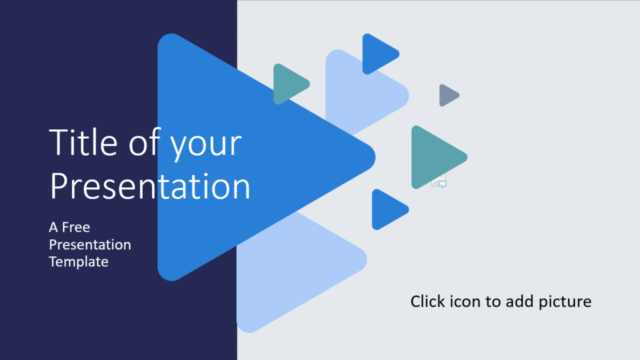 Plantilla de Triángulos Gratis Para PowerPoint Y Google Slides