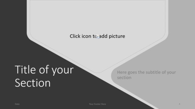 Plantilla de Hexágono Gratis Para PowerPoint Y Google Slides - Diapositiva de Sección