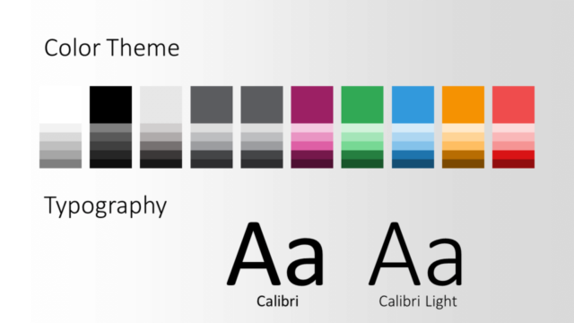 Plantilla de Energía Gratis Para PowerPoint Y Google Slides - Diapositiva con la Paleta de Colores