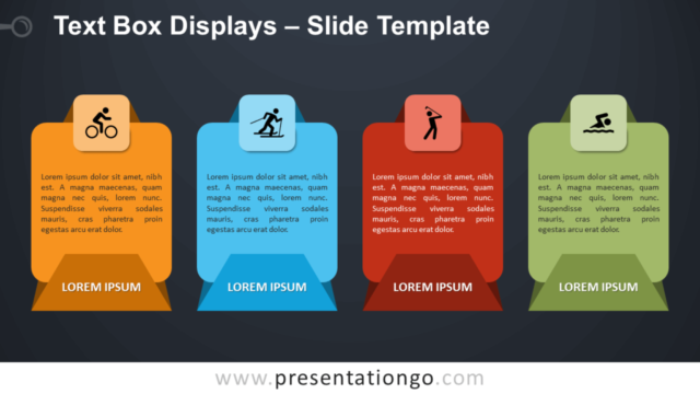 Text Box Displays Gráfico Gratis Para PowerPoint Y Google Slides