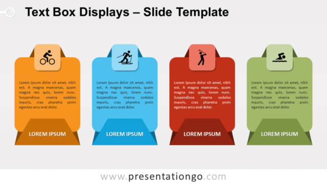 Text Box Displays Gráfico Gratis Para PowerPoint Y Google Slides