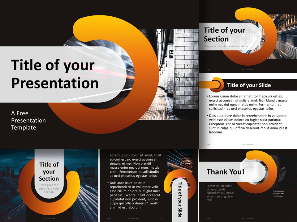 Plantilla Chrono Gratis Para PowerPoint Y Google Slides