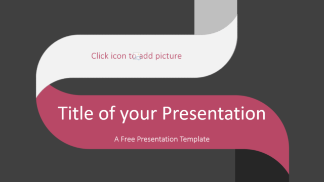 Plantilla de Cinta Retorcida Gratis Para PowerPoint Y Google Slides