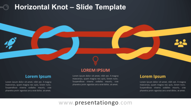 Nudo horizontal Gráfico Gratis Para PowerPoint Y Google Slides