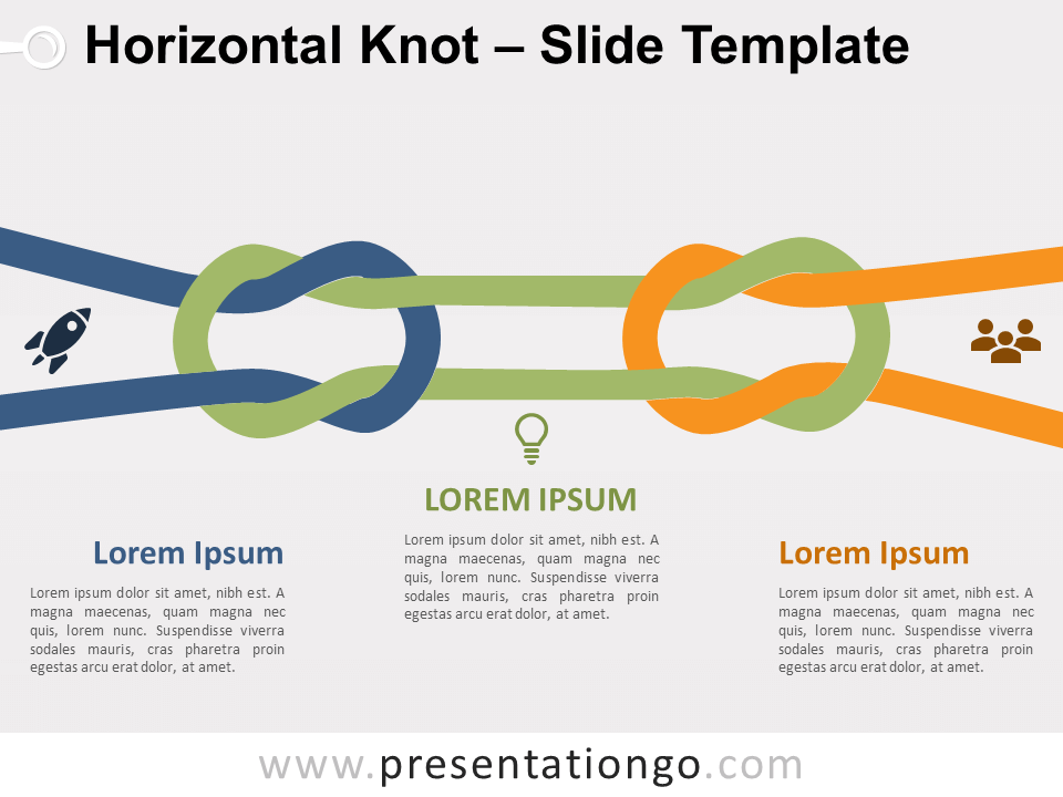 Nudo horizontal Gráfico Gratis Para PowerPoint Y Google Slides