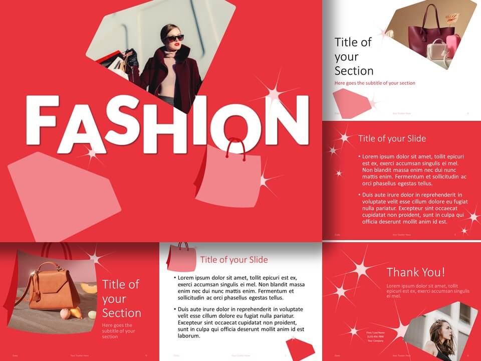 Plantilla de Moda Gratis Para PowerPoint Y Google Slides
