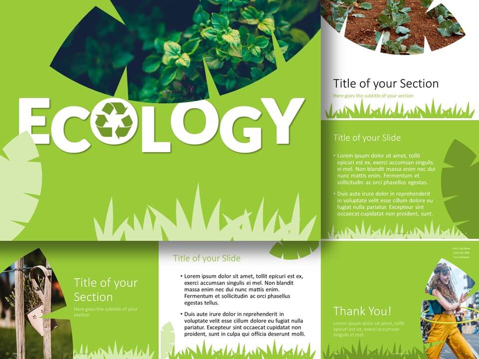 Plantilla de Ecología Gratis Para PowerPoint Y Google Slides