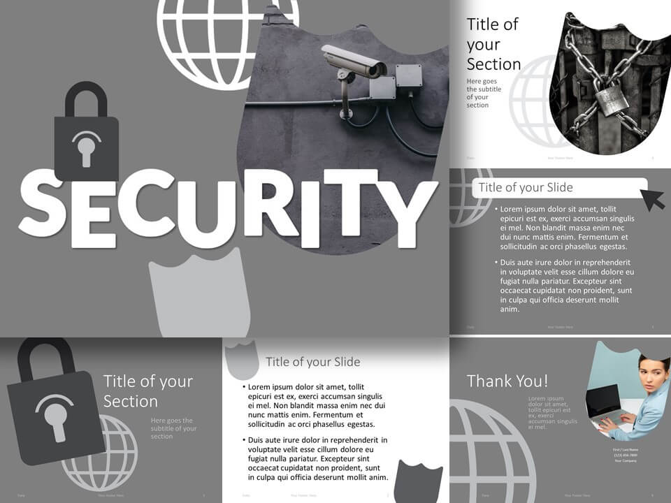 Plantilla de Seguridad Gratis Para PowerPoint Y Google Slides