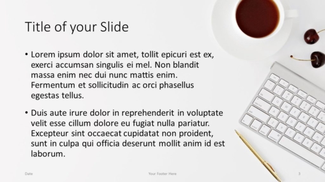 Free Desk Template for Google Slides – Title and Content Slide (Variant 2)