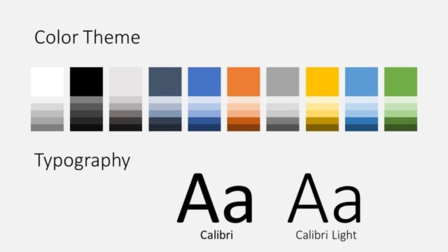 Free Desk Template for Google Slides – Colors and Fonts