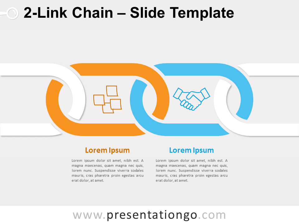 Free 2-Link Chain for PowerPoint