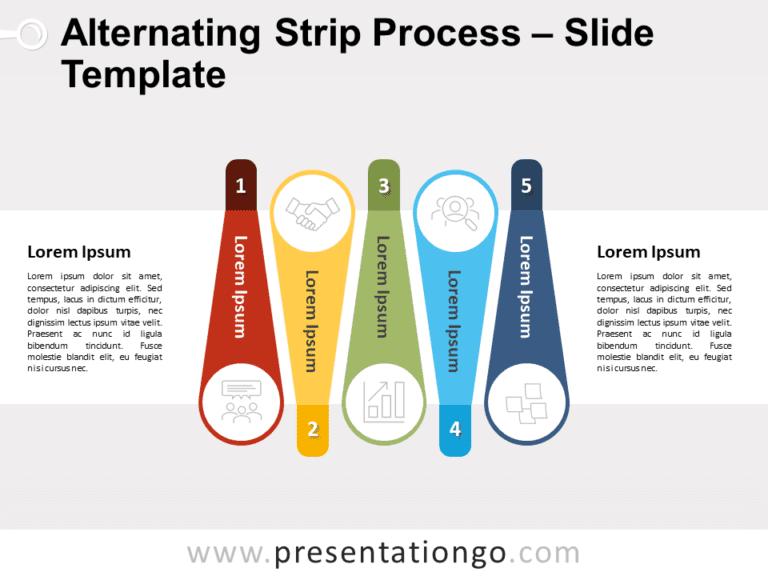 Free Alternating Strip Process for PowerPoint