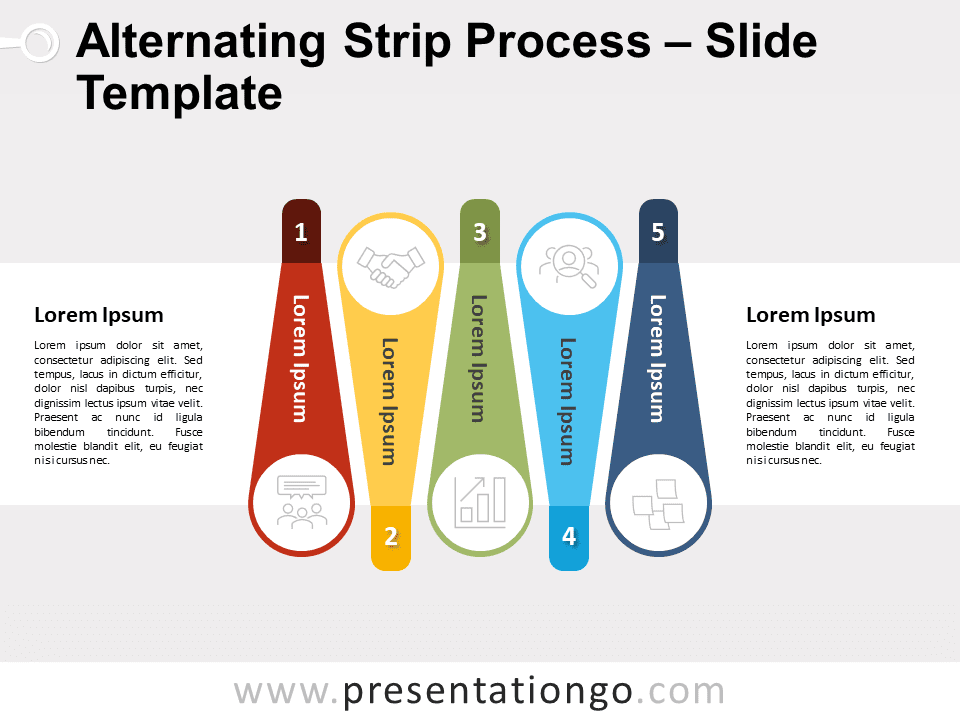 Free Alternating Strip Process for PowerPoint