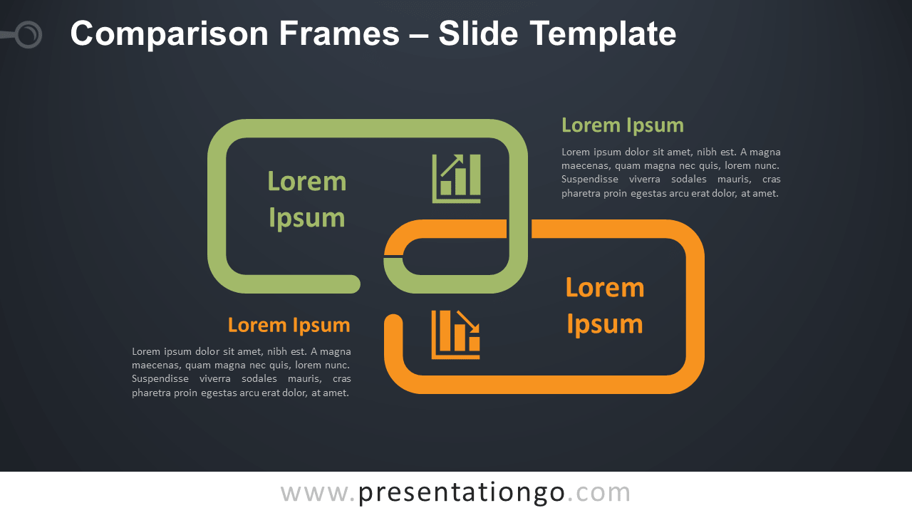 Free Comparison Frames Graphics for PowerPoint and Google Slides