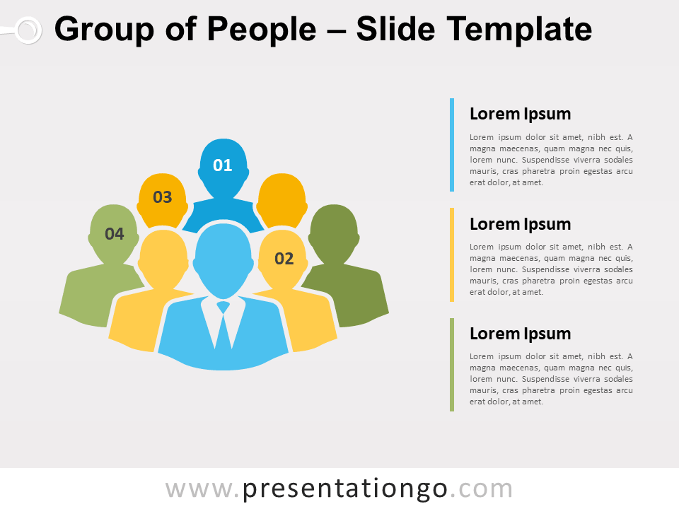 Grupo de Personas Gráfico Gratis Para PowerPoint Y Google Slides