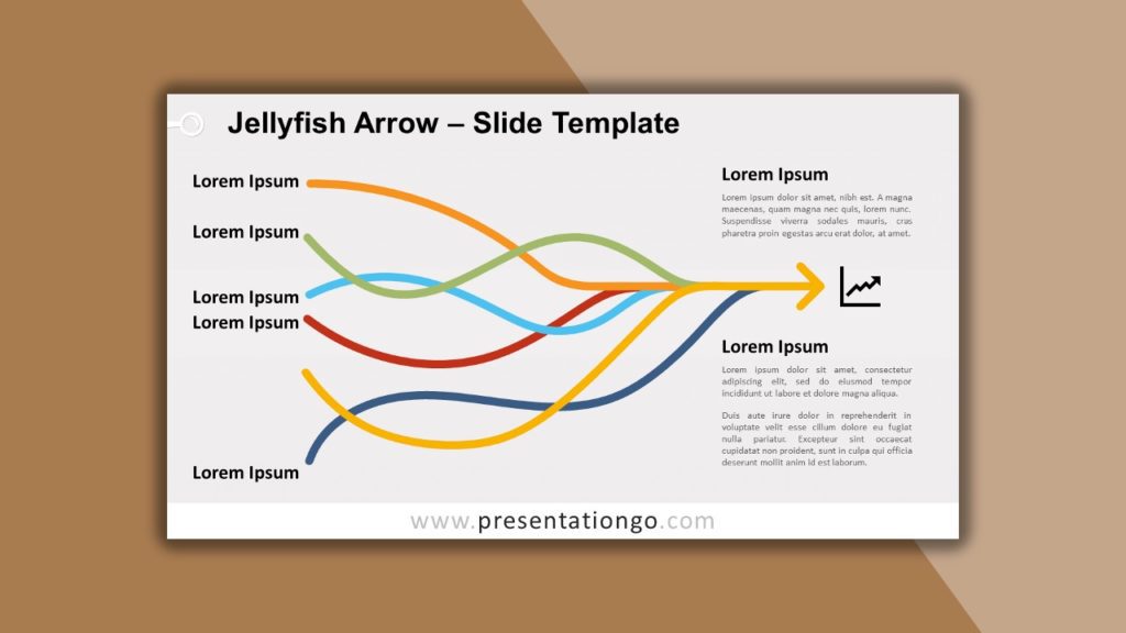 Free Jellyfish Arrow for PowerPoint and Google Slides