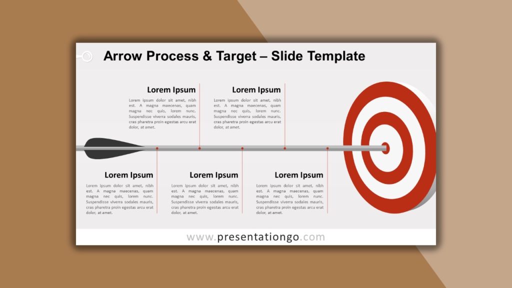 Free Arrow Process and Target for PowerPoint and Google Slides