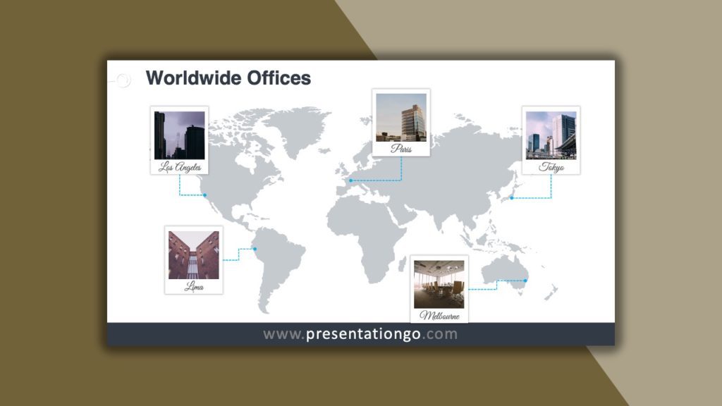Free Worlwide Offices for PowerPoint and Google Slides